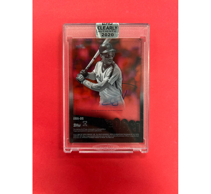 2020 TOPPS CLEARLY DARRYL STRAWBERRY DECADES BEST AUTOGRAPH