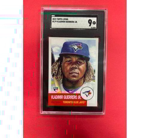TOPPS 2019 TOPPS LIVING VLADIMIR GUERRERO JR ROOKIE SGC GRADED 9