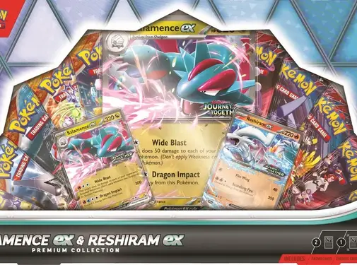 POKEMON POKEMON PREMIUM COLLECTION SALAMENCE EX & RESHIRAM EX