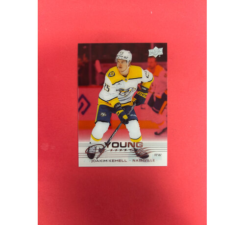 UPPER DECK 2025-26 UPPER DECK SERIES 1 JOAKIM KEMELL YOUNG GUNS CLEAR CUT