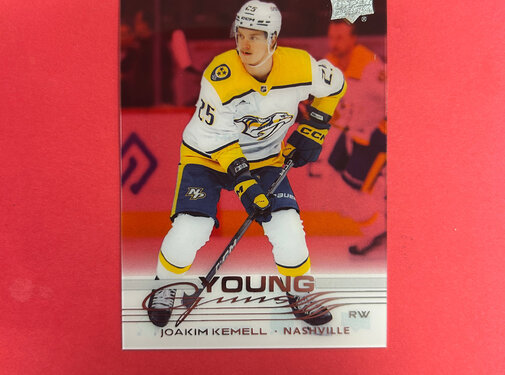 UPPER DECK 2025-26 UPPER DECK SERIES 1 JOAKIM KEMELL YOUNG GUNS CLEAR CUT