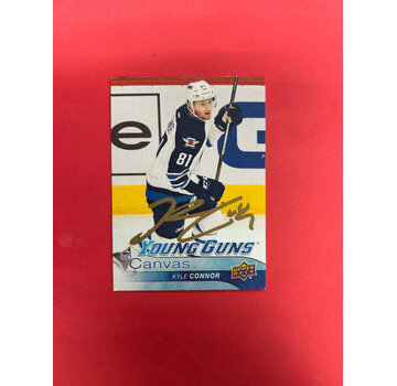 UPPER DECK 2016-17 UPPER DECK SERIES 2 KYLE CONNOR YOUNG GUNS CANVAS AUTOGRAPHED IN PERSON