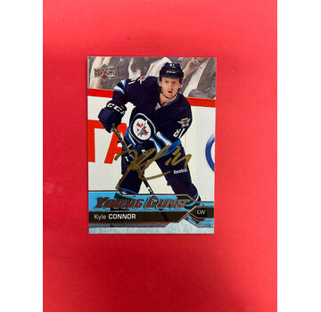 UPPER DECK 2016-17 UPPER DECK SERIES 1 KYLE CONNOR YOUNG GUNS AUTOGRAPHED IN PERSON