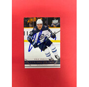 UPPER DECK 2021-22 UPPER DECK EXTENDED COLE PERFETTI YOUNG GUNS RETRO AUTOGRAPHED IN PERSON