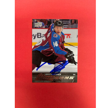 UPPER DECK 2015-16 UPPER DECK SERIES 1 MIKKO RANTANEN YOUNG GUNS AUTOGRAPHED IN PERSON