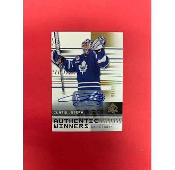 UPPER DECK 2019-20 SP AUTHENTIC CURTIS JOSEPH AUTHENTIC WINNERS AUTO /99