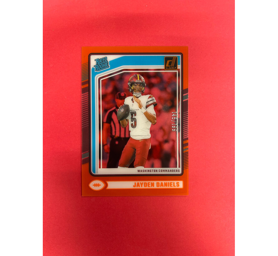 2024 PANINI CLEARLY JAYDEN DANIELS RATED ROOKIE BRONZE /199