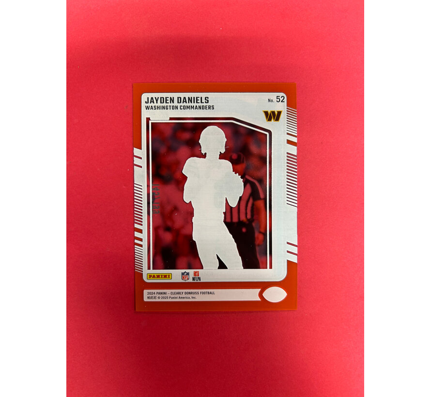 2024 PANINI CLEARLY JAYDEN DANIELS RATED ROOKIE BRONZE /199