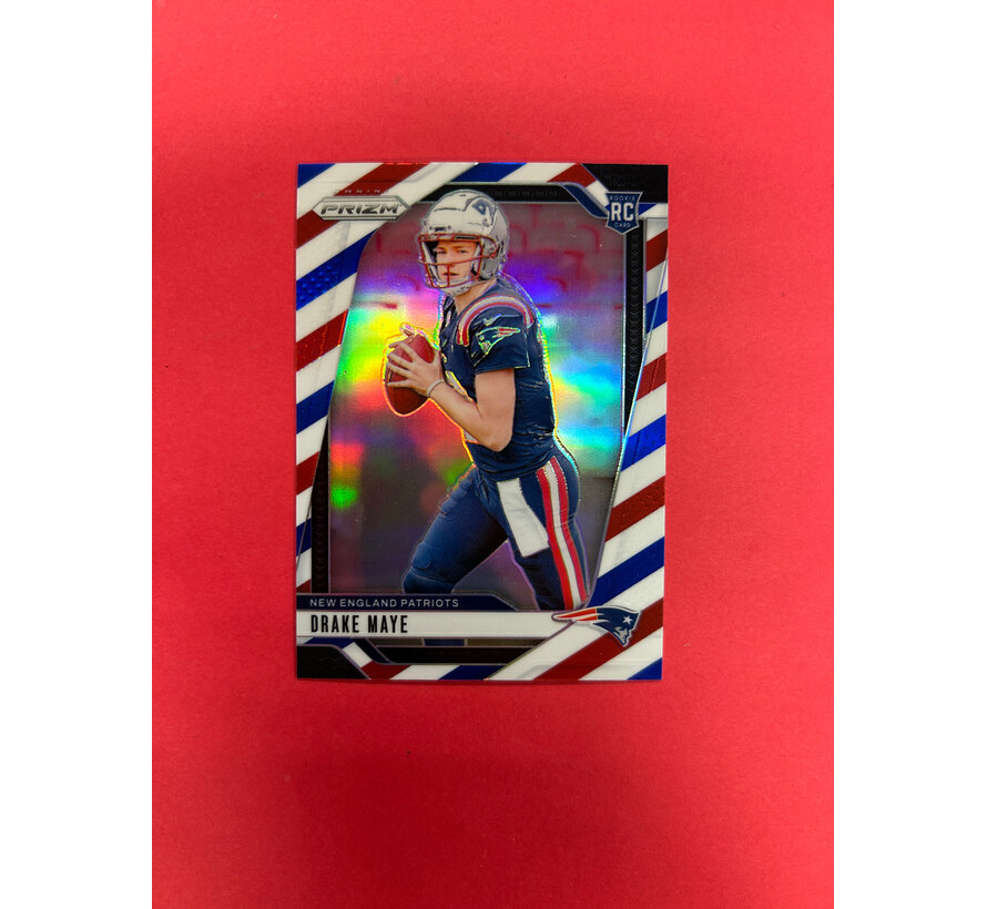 2024 PANINI PRIZM DRAKE MAYE RED WHITE BLUE ROOKIE