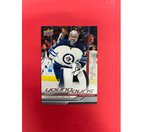 UPPER DECK 2024-25 UPPER DECK SERIES 1 CONNOR HELLEBUYCK YOUNG GUNS EXCLUSIVES ACHIEVEMENT /100