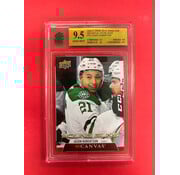 UPPER DECK 2020-21 UPPER DECK SERIES 1 JASON ROBERTSON YOUNG GUNS CANVAS MNT GRADED 9.5