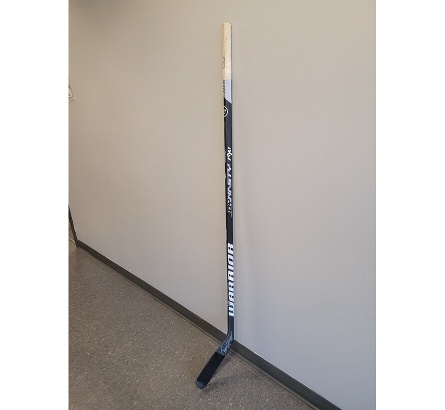 TEEMU SELANNE 2012-13 AUTOGRAPHED ANAHEIM DUCKS GAME USED STICK DOUBLE DEKE COA