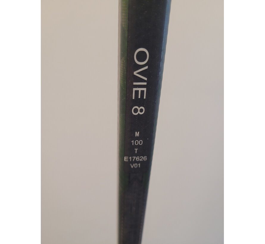 ALEX OVECHKIN 2018-19 GAME USED PLAYOFF STICK CAPITALS VS HURRICANES DOUBLE DEKE COA