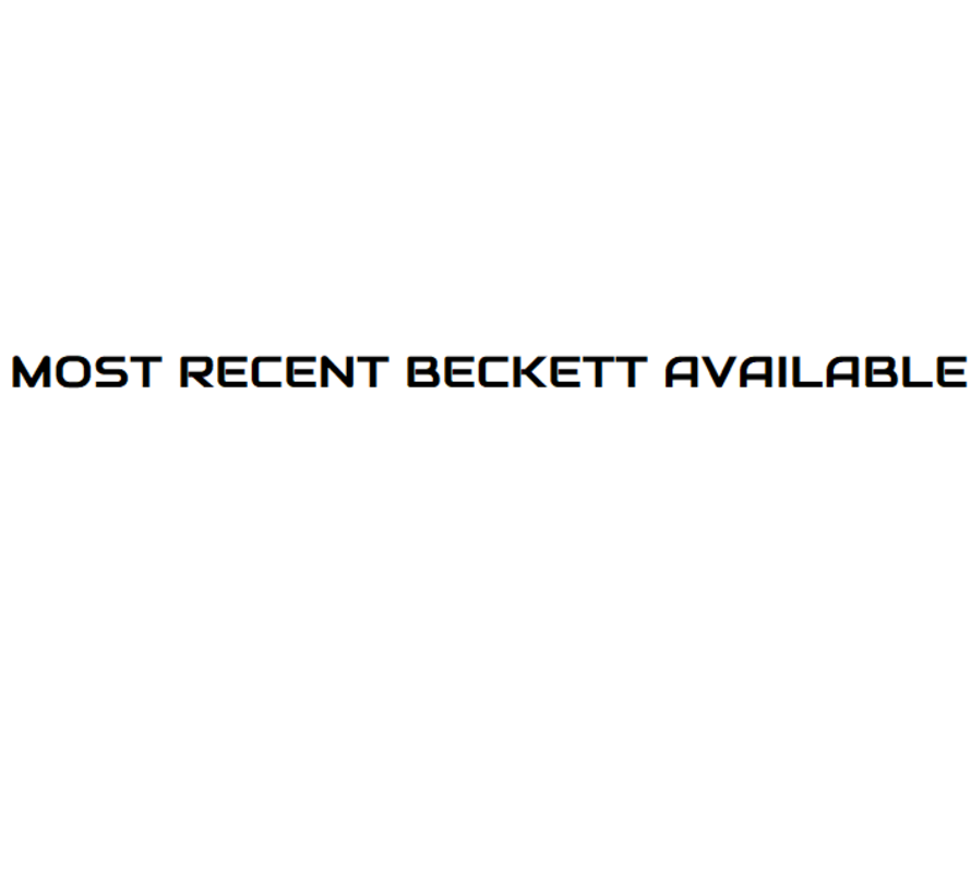 HOCKEY BECKETT MAGAZINE