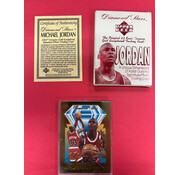 UPPER DECK UPPER DECK MICHAEL JORDAN DIAMOND STARS PROMO 23KT GOLD COMPLETE