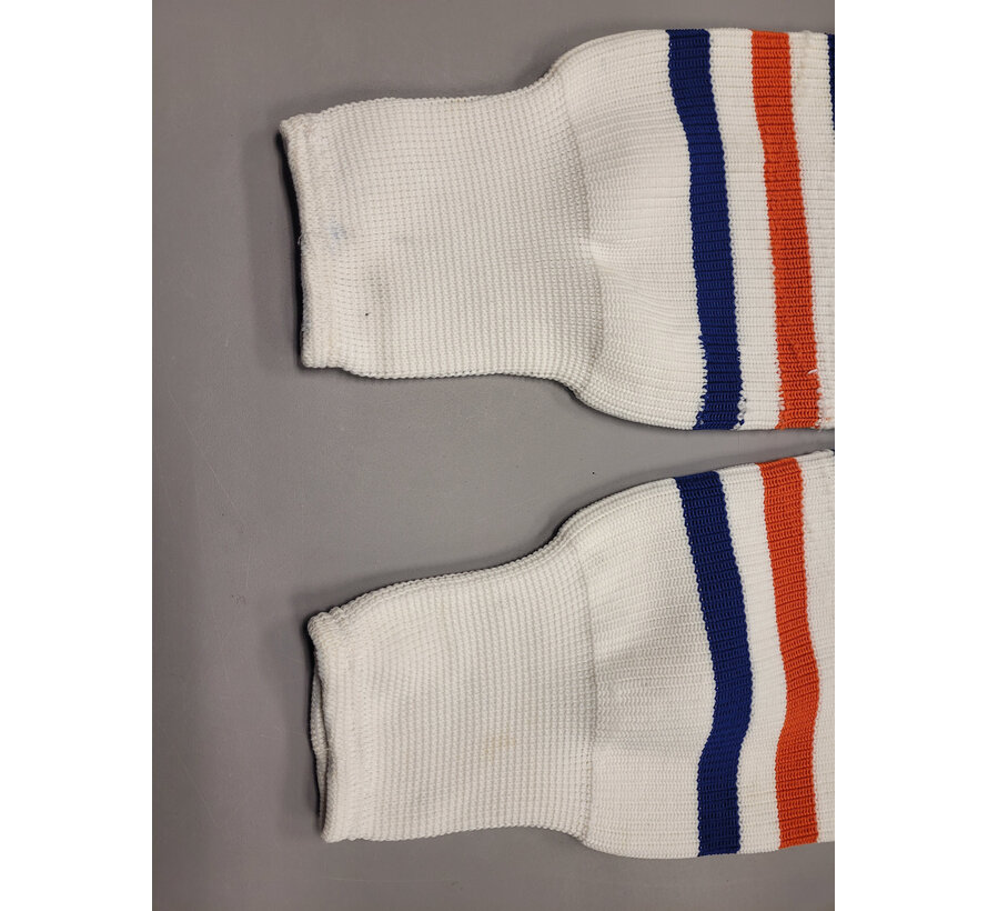 WAYNE GRETZKY GAME-USED SOCKS FROM INAUGURAL FANTASY CAMP W/ COPY OF WGA COA