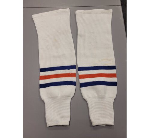 WAYNE GRETZKY GAME-USED SOCKS FROM INAUGURAL FANTASY CAMP W/ COPY OF WGA COA