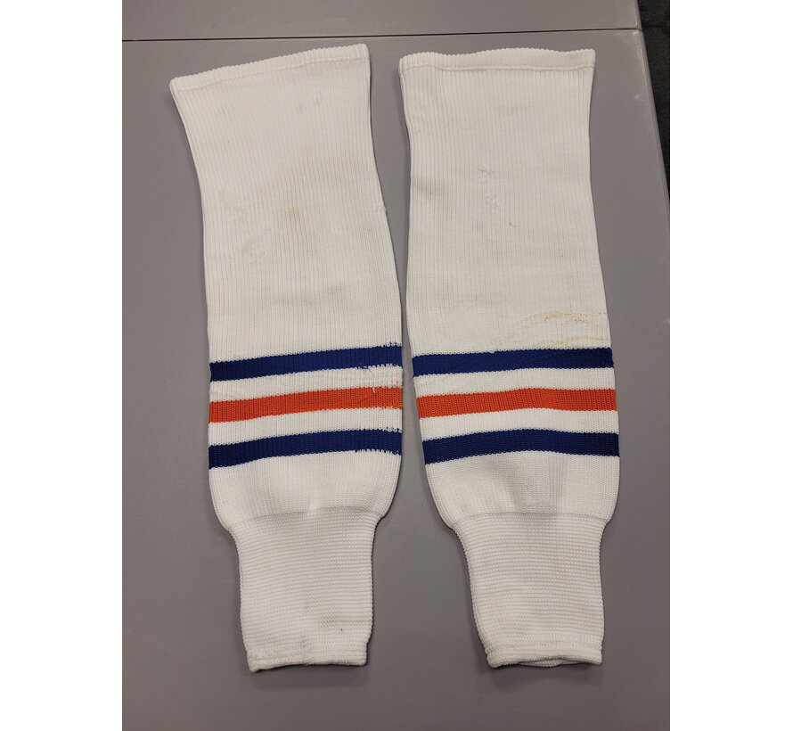 WAYNE GRETZKY GAME-USED SOCKS FROM INAUGURAL FANTASY CAMP W/ COPY OF WGA COA