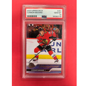 UPPER DECK 2023-24 UPPER DECK SERIES 2 CONNOR BEDARD YOUNG GUNS PSA GRADED 10