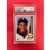 UPPER DECK 1989 UPPER DECK KEN GRIFFEY JR STAR ROOKIE PSA GRADED 8
