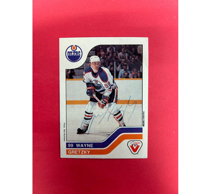 1983 VACHON WAYNE GRETZKY IN PERSON AUTO ERA CORRECT/ TIME PERIOD