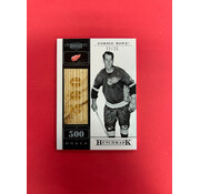 PANINI 2011-12 PANINI DOMINION GORDIE HOWE BENCHMARK GAME USED STICK /25