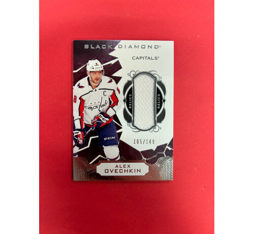 UPPER DECK 2018-19 UPPER DECK BLACK DIAMOND ALEX OVECHKIN RELICS /149