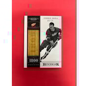 PANINI 2011-12 PANINI DOMINION GORDIE HOWE BENCHMARKS 1800 GAME USED STICK 9/10 JERSEY NUMBERED
