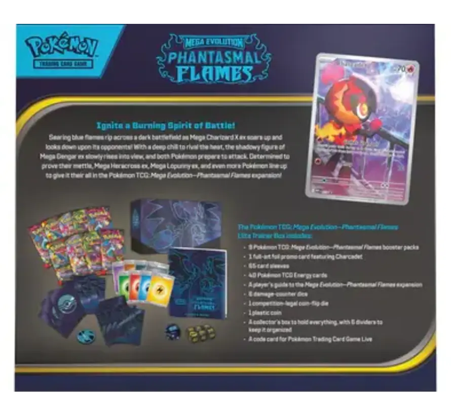 POKEMON ME02 PHANTASMAL FLAMES ELITE TRAINER BOX
