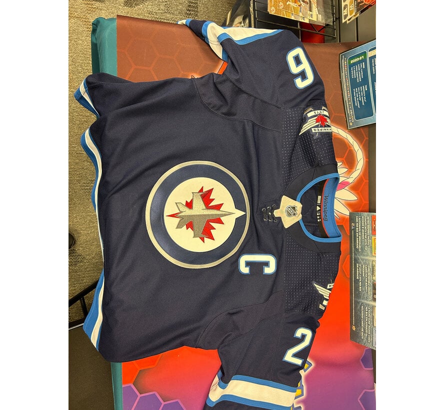BLAKE WHEELER GAME USED PHOTOMATCHED 2019 STANLEY CUP PLAYOFFS JERSEY WINNIPEG JETS COA