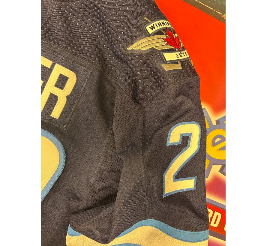 BLAKE WHEELER GAME USED PHOTOMATCHED 2019 STANLEY CUP PLAYOFFS JERSEY WINNIPEG JETS COA