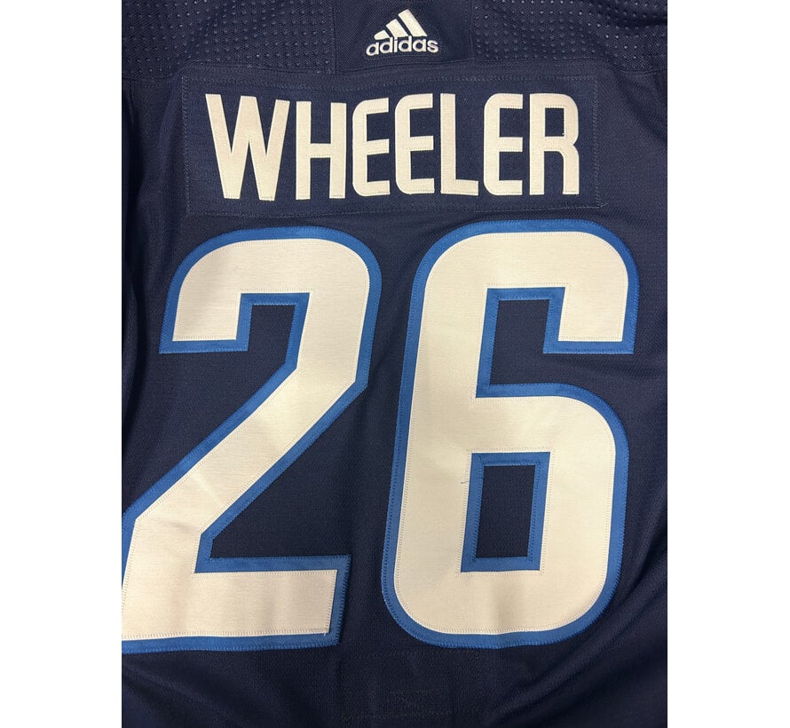 BLAKE WHEELER GAME USED PHOTOMATCHED 2019 STANLEY CUP PLAYOFFS JERSEY WINNIPEG JETS COA