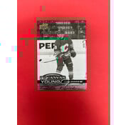UPPER DECK 2025-26 UPPER DECK SERIES 1 ZAYNE PAREKH YOUNG GUNS BLACK AND WHITE CANVAS