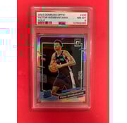 PANINI 2023 DONRUSS OPTIC VICTOR WEMBANYAMA RATED ROOKIE HOLO PSA GRADED 8