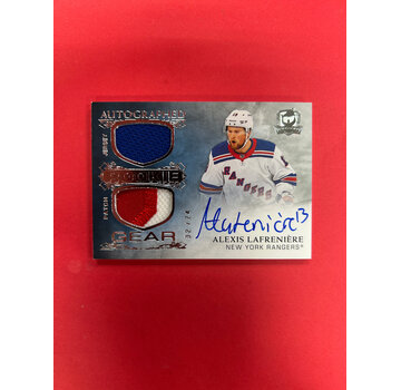 UPPER DECK 2020-21 UPPER DECK THE CUP ALEXIS LAFRENIERE AUTOGRAPHED ROOKIE GEAR /24