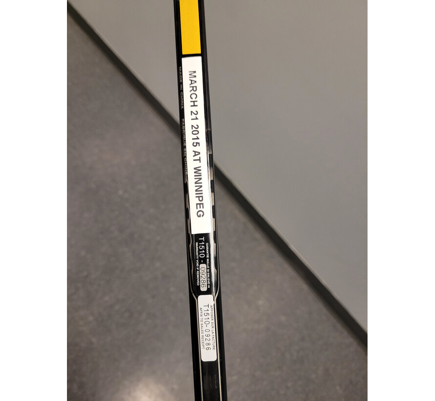 ALEX OVECHKIN GAME USED STICK CAPITALS VS WINNIPEG 2015 MAR.21