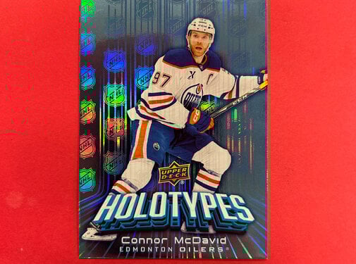 UPPER DECK 2025-26 UPPER DECK SERIES 1 CONNOR MCDAVID HOLOTYPES SSP