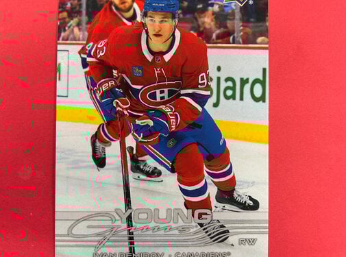 UPPER DECK 2025-26 UPPER DECK SERIES 1 IVAN DEMIDOV YOUNG GUNS JUMBO OVERSIZED