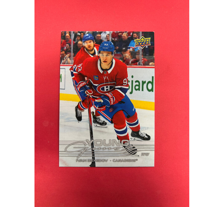 2025-26 UPPER DECK SERIES 1 IVAN DEMIDOV YOUNG GUNS JUMBO OVERSIZED