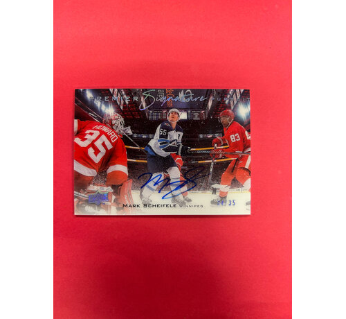 UPPER DECK 2020-21 UPPER DECK PREMIER MARK SCHEIFELE PREMIER SIGNATURE PURSUIT AUTO /35
