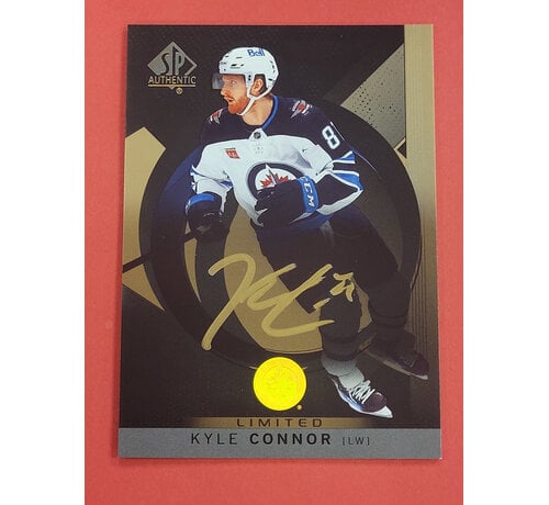 UPPER DECK 2024-25 UPPER DECK SP AUTHENTIC KYLE CONNOR BLACK LIMITED AUTO #83