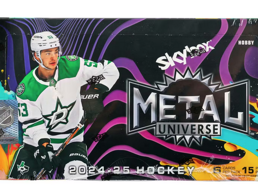 UPPER DECK 2024-25 UPPER DECK METAL UNIVERSE HOCKEY HOBBY BOX