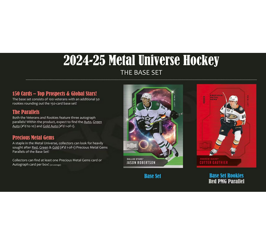 2024-25 UPPER DECK METAL UNIVERSE HOCKEY HOBBY BOX