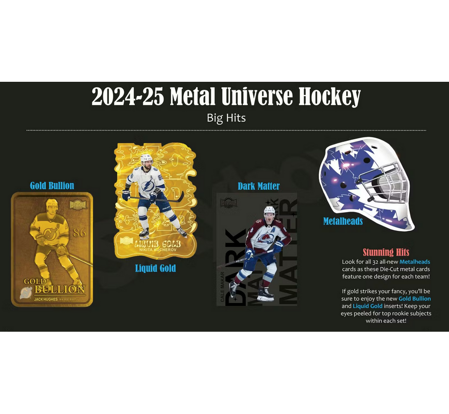 2024-25 UPPER DECK METAL UNIVERSE HOCKEY HOBBY BOX