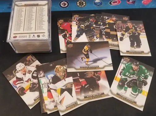 UPPER DECK 2015-16 UPPER DECK SERIES 2 CANVAS FULL SET 121-210