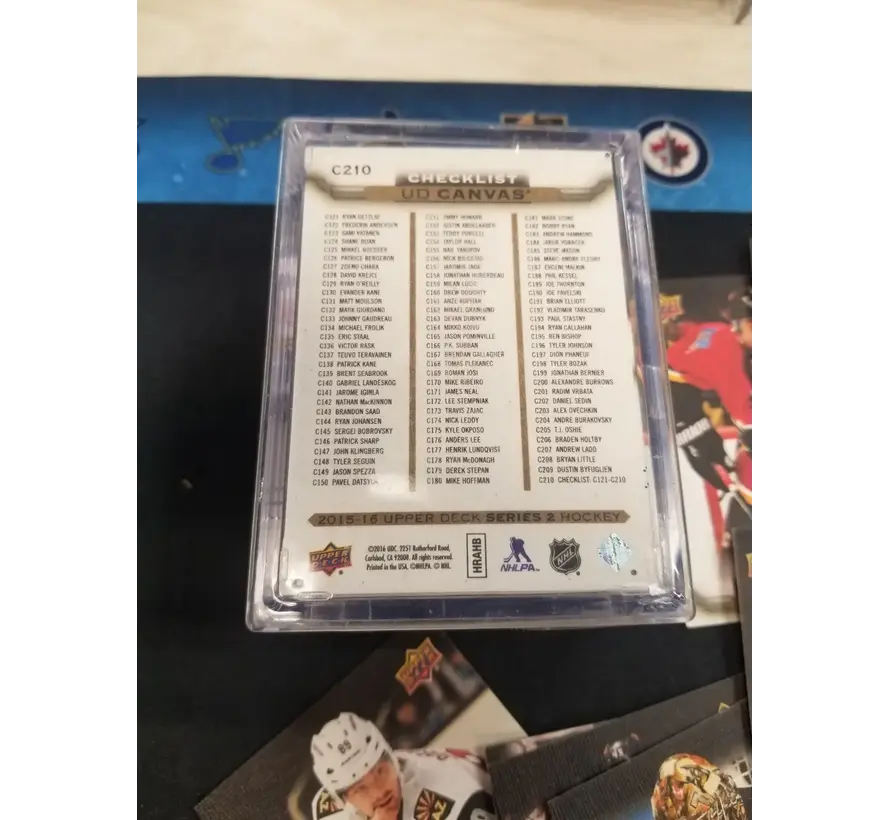 2015-16 UPPER DECK SERIES 2 CANVAS FULL SET 121-210