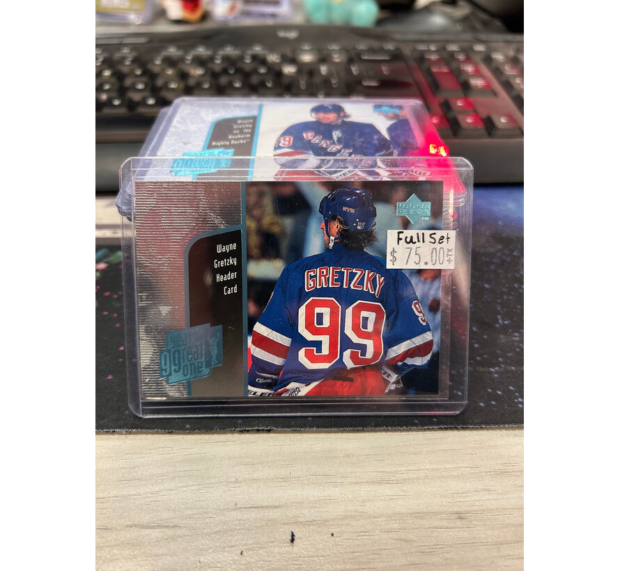 1998-99 UPPER DECK YEAR OF THE GREAT ONE WAYNE GRETZKY COMPLETE SET