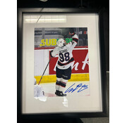 CONNOR BEDARD AUTOGRAPHED FRAMED 8X10 REGINA PATS ROOKIE AUTOGRAPH IN PERSON