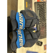 BAUER ADAM LOWRY GAME USED AUTOGRAPHED GLOVES