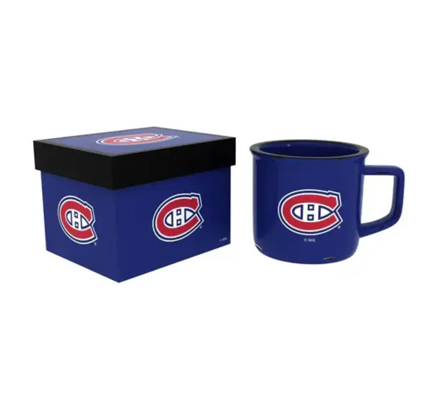 Montreal Canadiens Ceramic Camp Cup with Enamel Finish, 14oz